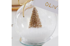 Place Cards - Snow Globe - Gol