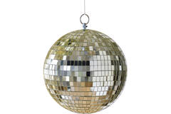 Decoration - Gold Disco Ball Medium