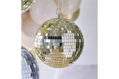 Decoration - Gold Disco Ball Medium