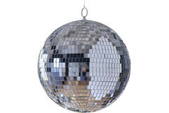 Decoration - Silver Disco Ball Large