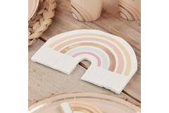 Napkin - Rainbow Fringe - Gold Foiled