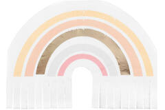 Napkin - Rainbow Fringe - Gold Foiled