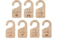 Clothes Dividers - Baby - Wooden