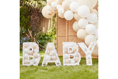 Balloon Mosaic - Baby - White