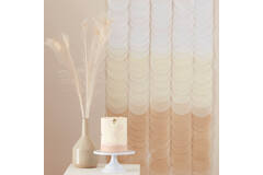 Backdrop - Tissue Paper Discs - Brown Ombre