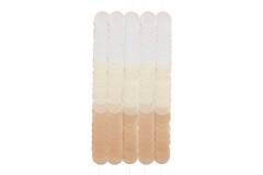 Backdrop - Tissue Paper Discs - Brown Ombre