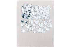 Confetti Loving Hearts Silver Foil 14 g