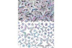 Confetti Star Shimmer Silver Foil 14 g