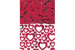 Confetti Heart Shimmer Red Foil 14 g