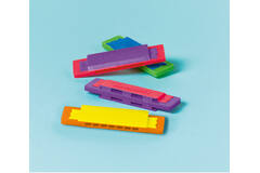 12 Harmonicas Plastic 8.4 x 2.1 cm
