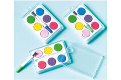 12 Paint Sets Plastic 4.7 x 3.7 x 1.2 cm
