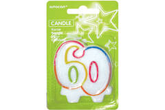 Numeral Candle 60 Height 8 cm