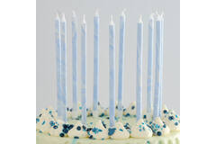 Candles - Tall Skinny - Blue Marble