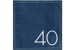 Napkin - 40 - Blue
