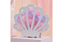 Balloon Mosaic - Shell Shaped with Balloons - Pink and Lilac