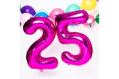 Foil Balloon Number 6 - Magenta - 86 cm