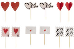 Cupcake Toppers - 12 Paper Scene Toppers