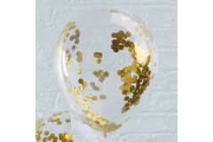 Balloons - Confetti - Gold