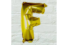 Balloons - Gold Foil Letter