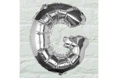 Balloons - Silver Foil Letter - G