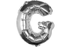 Balloons - Silver Foil Letter - G