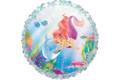 Standard Iridescent Magical Ocean Foil Balloon C40 Packaged 45 cm