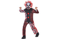 Child Costume Bloody Clown Age 6 - 8 Years