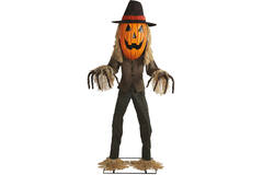 Animatronic XL Standing Big Head Jack O'Lantern 182 cm