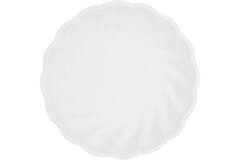 6 Plates Vert Decor Round White 22.9 cm