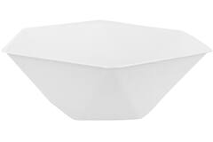 6 Bowls Vert Decor Hexagonal White 15.8 x 13.7 cm