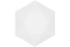 6 Bowls Vert Decor Hexagonal White 15.8 x 13.7 cm