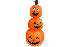 Inflatable Stacked Pumpkins with Light Effect 60 x 60 x 120 cm