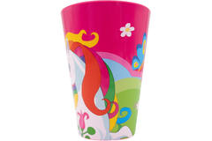 4 Cups Unicorn Plastic Reusable 430 ml