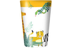 4 Cups Get Wild Plastic Reusable 430 ml