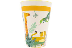 4 Cups Get Wild Plastic Reusable 430 ml