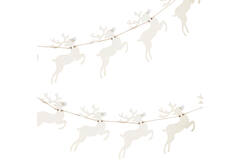Bunting - Wooden Stag Bunting