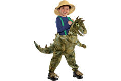 Child Costume Ride On Light & Sound Dinosaur Age 3-5 Years