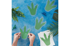 Foot Print Stencil - Dinosaur