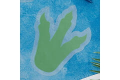 Foot Print Stencil - Dinosaur