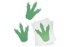 Foot Print Stencil - Dinosaur