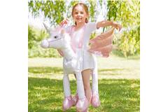 Child Costume Ride On Light & Sound Unicorn One Size