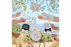 Photo Booth Props - Customisable with Sticker Sheets
