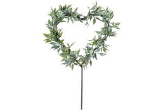Cake Topper - Artificial Rosemary Heart
