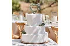 Cake Topper - Artificial Rosemary Heart