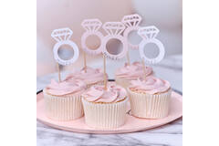 Cupcake Toppers - Team Bride