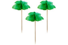 Cupcake Toppers - Honeycomb Palm Trees