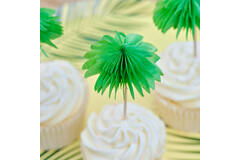 Cupcake Toppers - Honeycomb Palm Trees