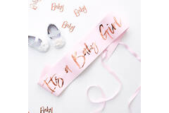 Sash Twinkle Twinkle It's A Baby Girl Paper / Foil 75 x 10 c