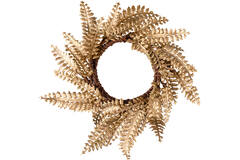 Napkin Ring - Gold Wreath