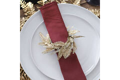 Napkin Ring - Gold Wreath